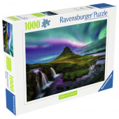 Ravensburger: Aurora Over Kirkjufell 1000 Brikker Ravensburger: Aurora Over Kirkjufell 1000 Brikker