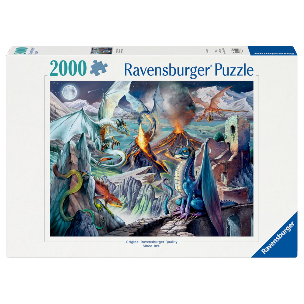 Ravensburger: The Dragon Guardians 2000 Brikker