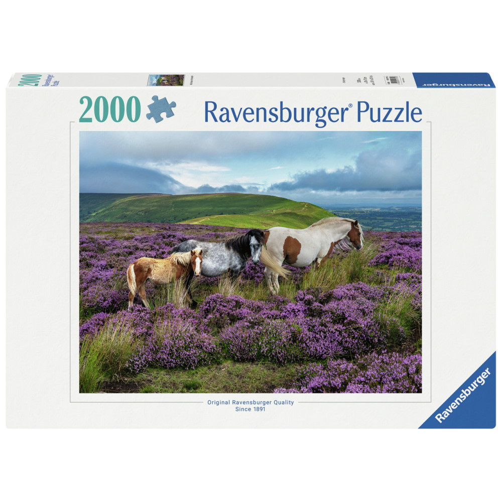 Ravensburger: Wild Horses 2000 Brikker