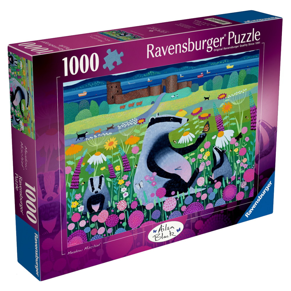 Ravensburger: Meadow Mischief 1000 Brikker