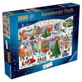 Ravensburger: Christmas Town 1000 Brikker Ravensburger: Christmas Town 1000 Brikker
