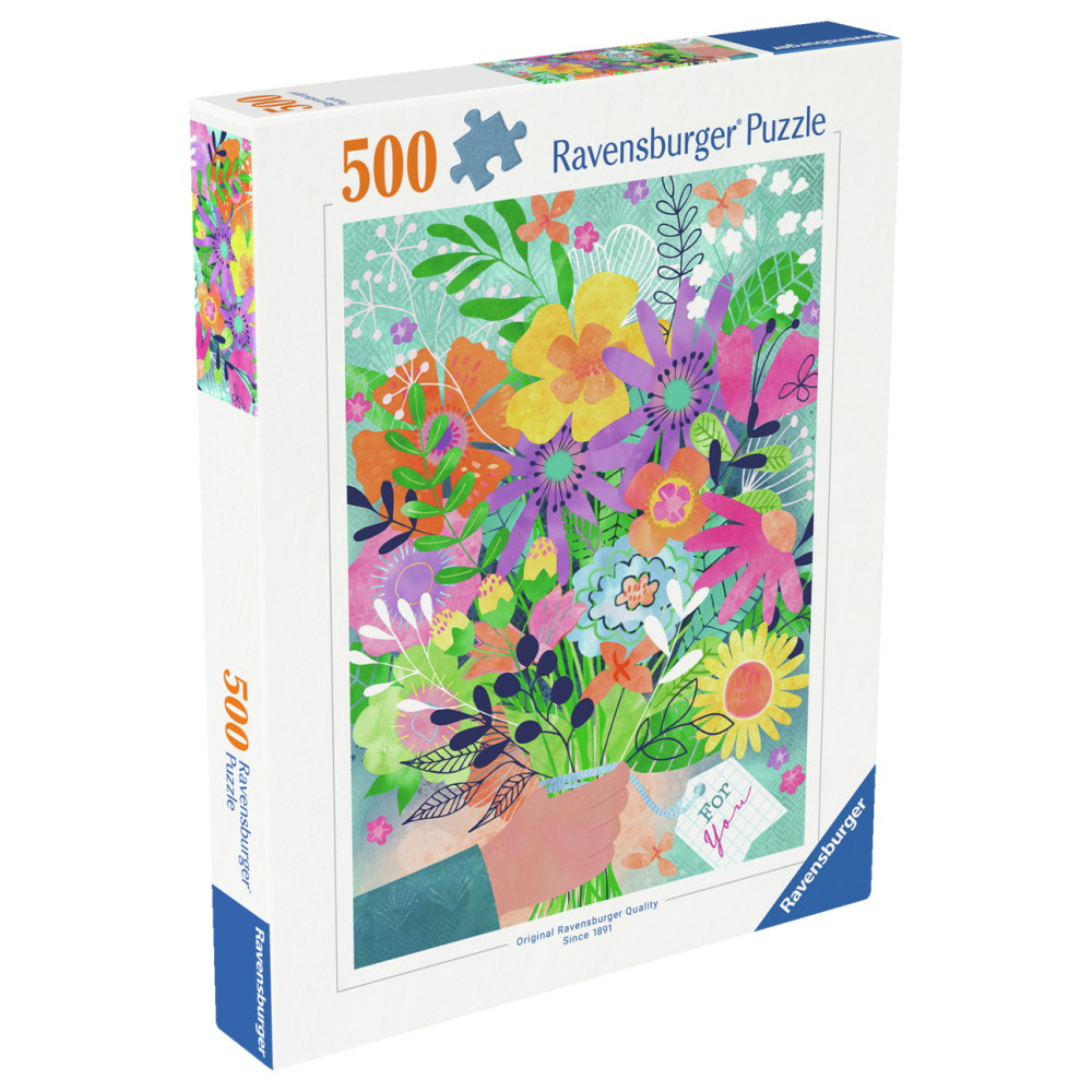 Ravensburger: Flowers for you 500 Brikker