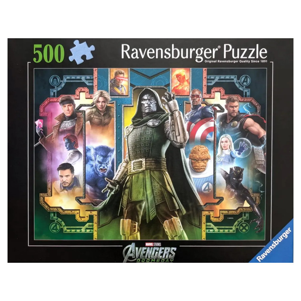 Ravensburger Puslespil: Marvel Heroes Unite 500 Brikker