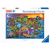 Ravensburger: Isle of Sights 3000 Brikker Ravensburger: Isle of Sights 3000 Brikker