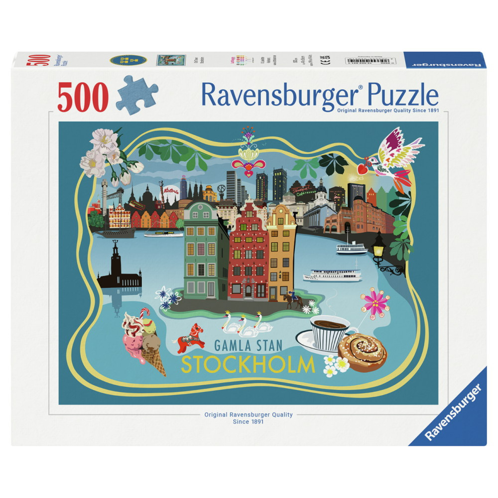 Ravensburger: Old Town, Stockholm 500 Brikker