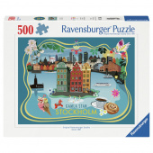 Ravensburger: Old Town, Stockholm 500 Brikker Ravensburger: Old Town, Stockholm 500 Brikker