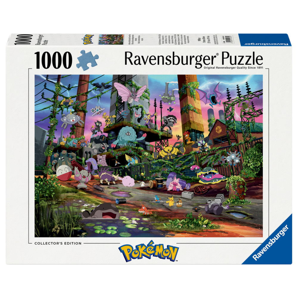 Ravensburger: Pokémon Jolteon and Reclaimed Power Plant 1000 Brikker