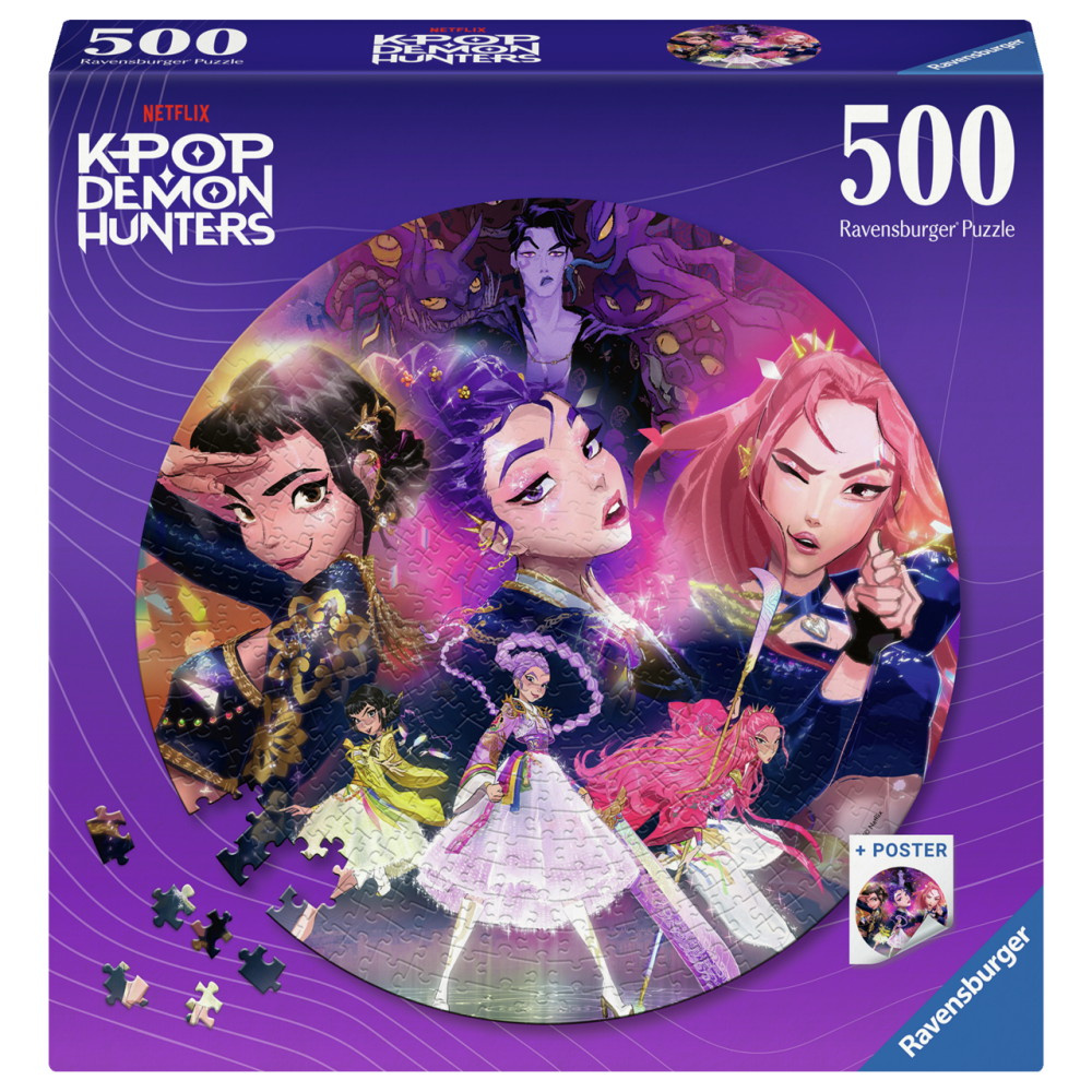 Ravensburger Puzzle: K-Pop Demon Hunters Circle 500 Pcs