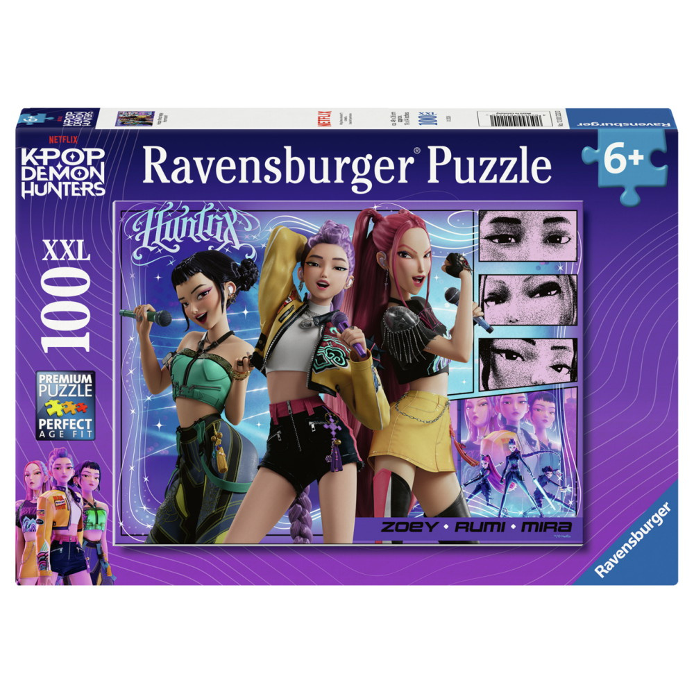 Ravensburger K-Pop Demon Hunters Happy fans, happy Honmoon! 100 XXL Brikker