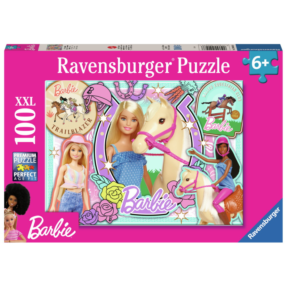 Ravensburger: Barbie 100 XXL Brikker