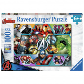 Ravensburger: Marvel Avengers 100 XXL Brikker Ravensburger: Marvel Avengers 100 XXL Brikker