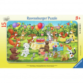 Ravensburger: Animal Birthday Party 15 Brikker Ravensburger: Animal Birthday Party 15 Brikker