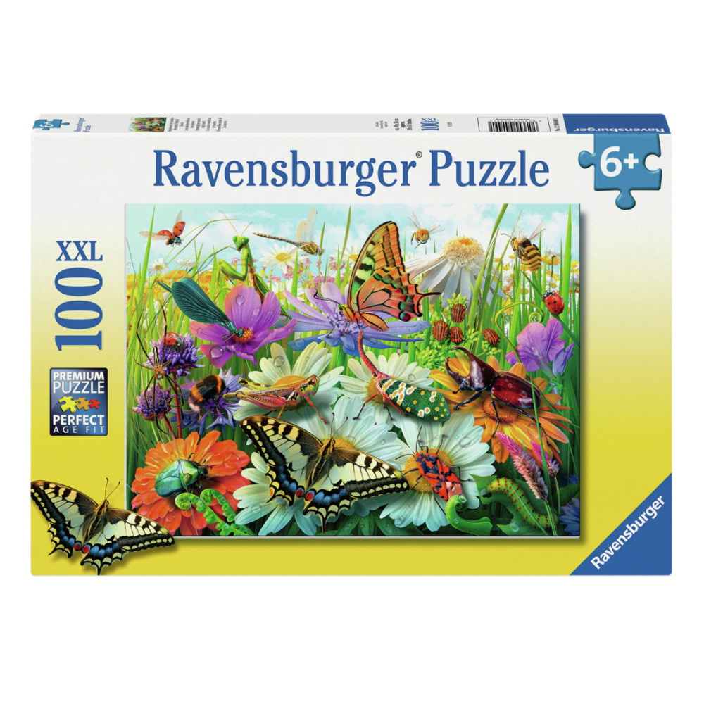 Ravensburger: Wonderful World Of Insects 100 XXL Brikker