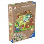 Ravensburger Wooden - Forest Animals 22 Brikker Ravensburger Wooden - Forest Animals 22 Brikker