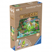 Ravensburger Wooden - Unicorn 44 Brikker Ravensburger Wooden - Unicorn 44 Brikker