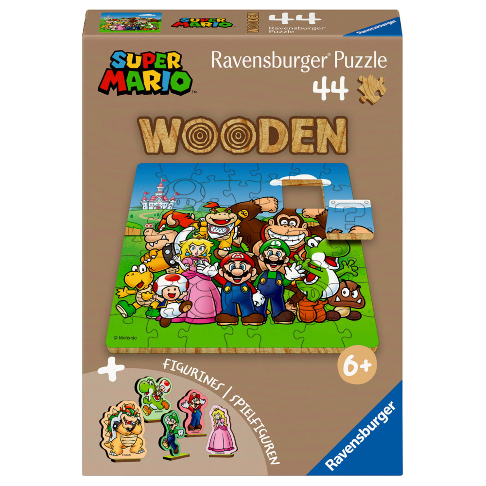 Ravensburger Wooden - Super Mario 44 Brikker