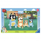 Ravensburger: Bluey og hendes familie - 15 Brikker Ravensburger: Bluey og hendes familie - 15 Brikker