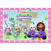 Ravensburger: Gabby's Dollhouse 2x24 Brikker Ravensburger: Gabby's Dollhouse 2x24 Brikker
