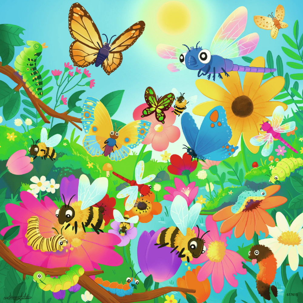 Ravensburger: Insekter, Insekter, Insekter 3x49 Brikker