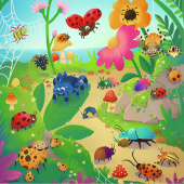 Ravensburger: Insekter, Insekter, Insekter 3x49 Brikker Ravensburger: Insekter, Insekter, Insekter 3x49 Brikker