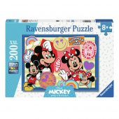 Ravensburger: Mickey & Minnie's Road Trip 200 XXL Brikker Ravensburger: Mickey & Minnie's Road Trip 200 XXL Brikker