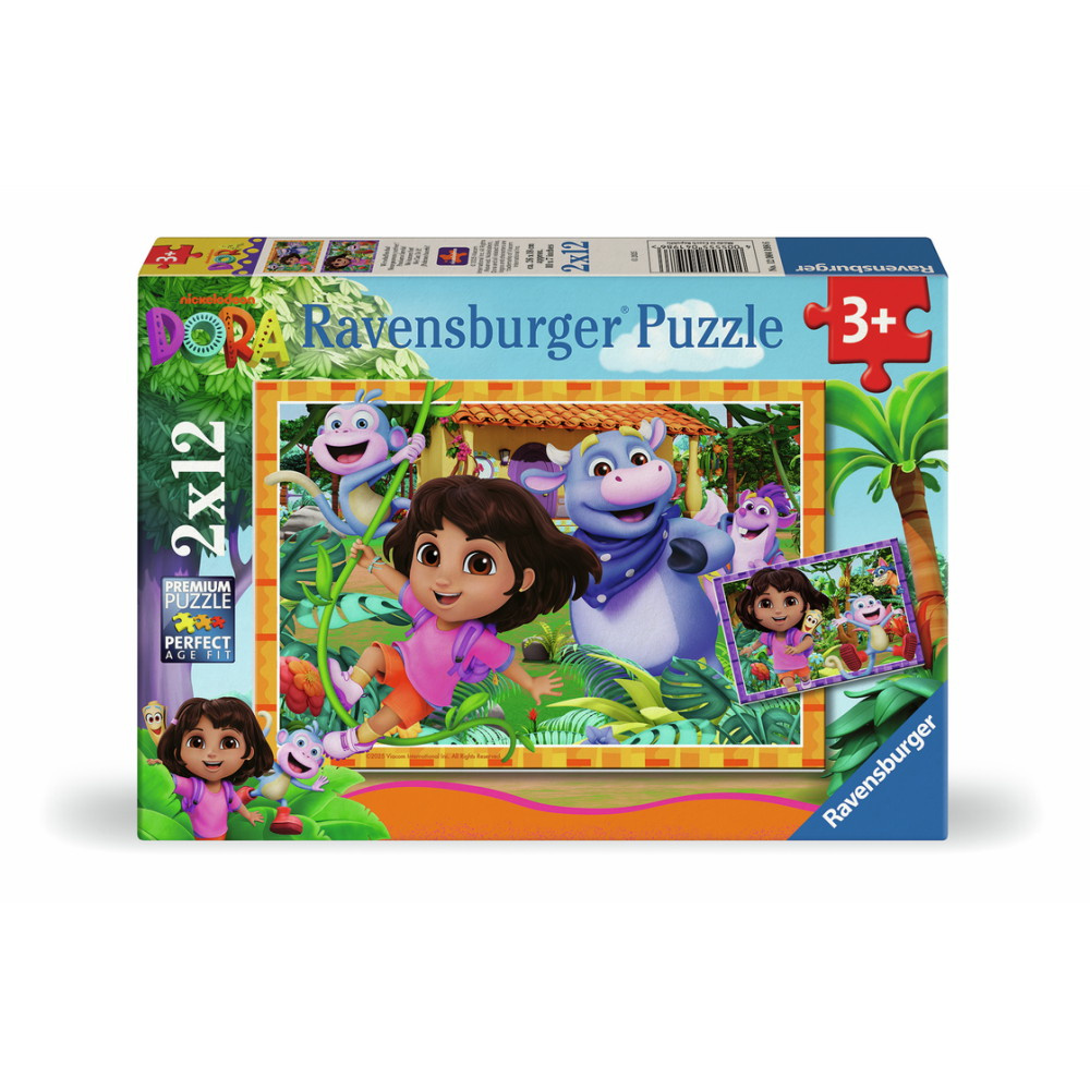 Ravensburger: Dora the Explorer 2x12 Brikker