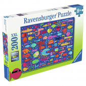 Ravensburger: Funny Fish Friends 200 XXL Brikker Ravensburger: Funny Fish Friends 200 XXL Brikker