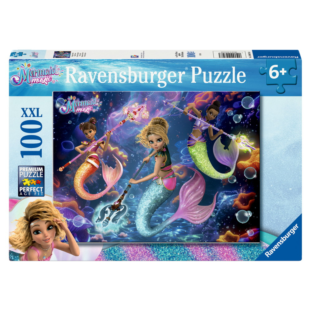 Ravensburger: Mermaid Magic, Magic Powers 100 XXL Brikker