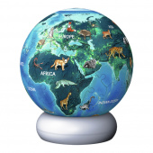 Ravensburger 3D - Jordglob Med Natlampe 73 brikker Ravensburger 3D - Jordglob Med Natlampe 73 brikker