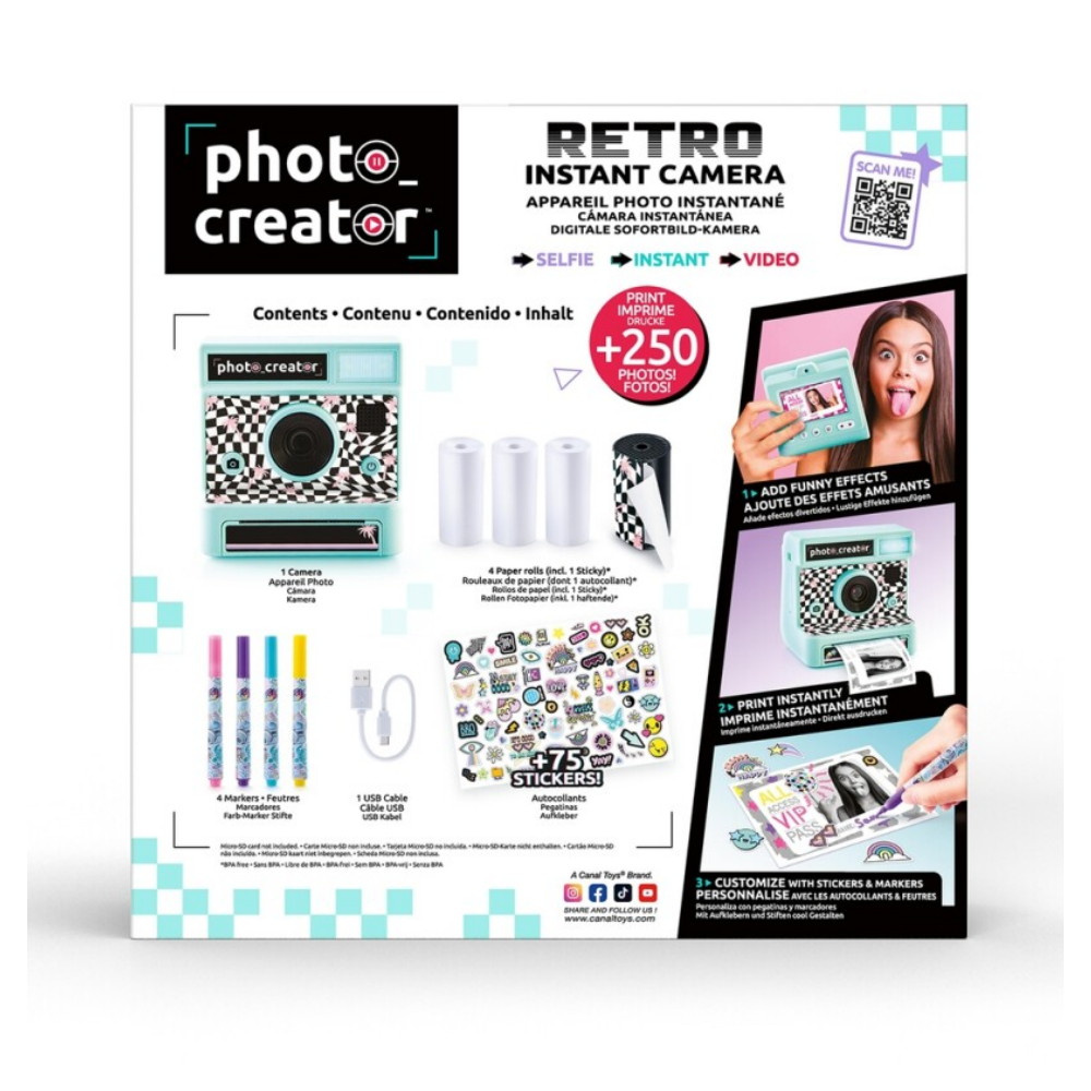 Photo Creator Retro Instant Camera