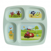 Teddykompaniet - Babblarna- 4-rums tallerken Teddykompaniet - Babblarna- 4-rums tallerken