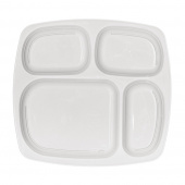 Teddykompaniet - Bolibompa- 4-rums tallerken Teddykompaniet - Bolibompa- 4-rums tallerken