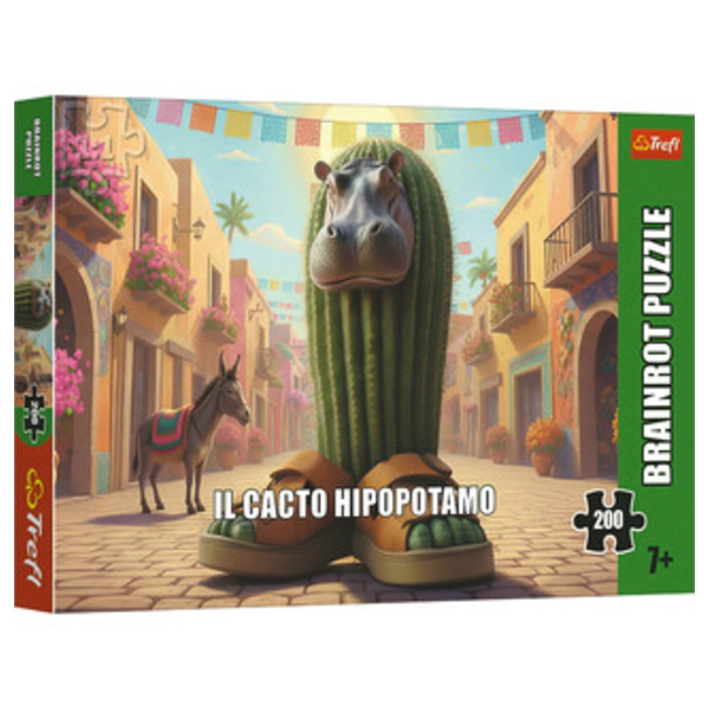 Trefl Pussel: Brainrot Il Cacto Hipopotamo 200 Brikker