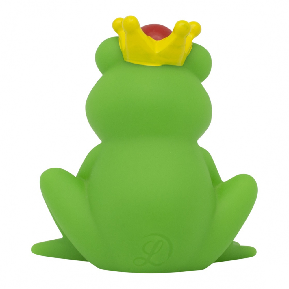 Rubber Duck Frog with sign