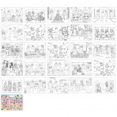 Besties Malebog Med Klistermærker Besties Malebog Med Klistermærker