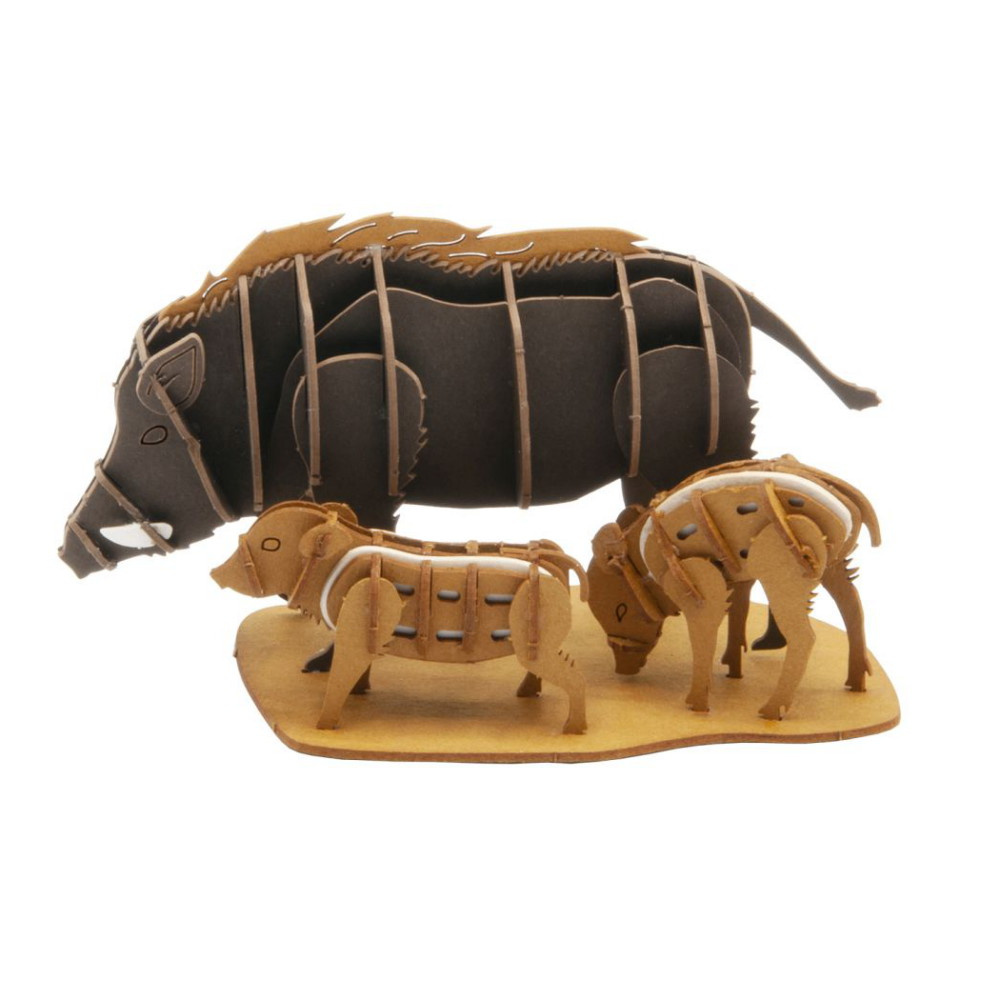 3D papirpuslespil, Vildsvinefamilien