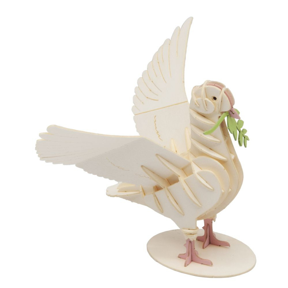 3D papirpuslespil, Hvid Due