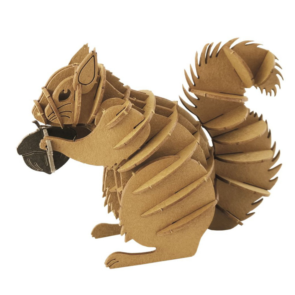 3D papirpuslespil, Egern