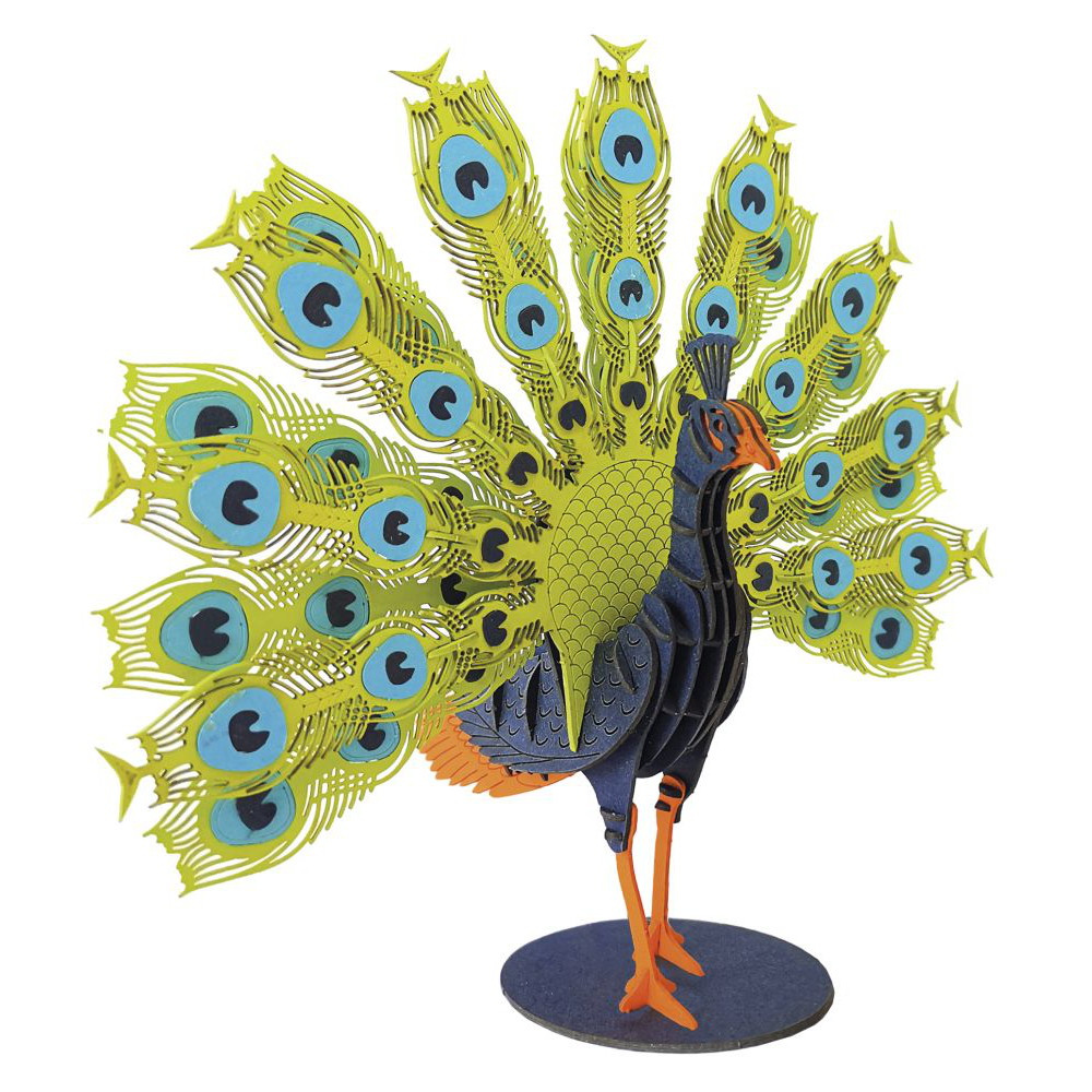 3D papirpuslespil, Peacock