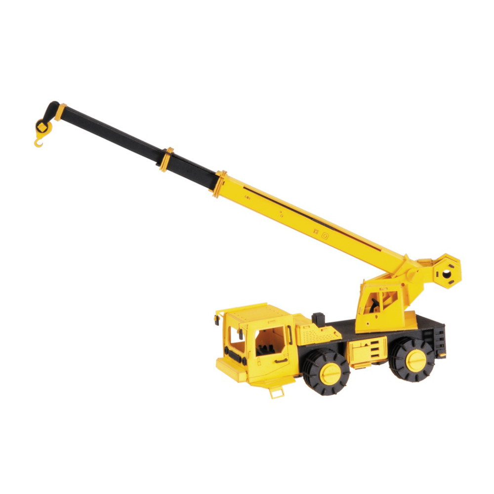 3D papirpuslespil, kranbil