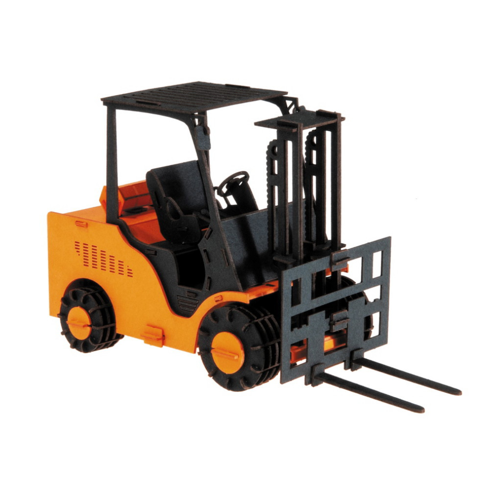 3D papirpuslespil, gaffeltruck