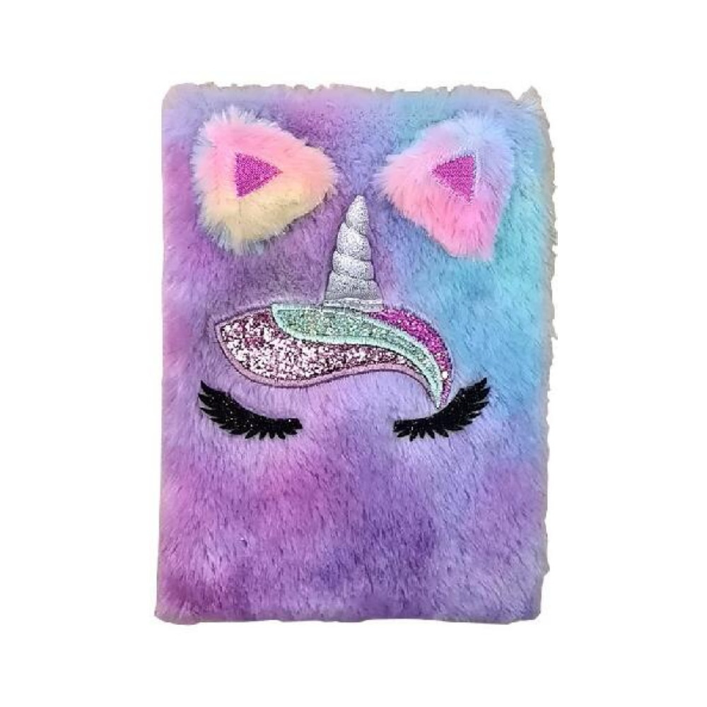 Notesbog Fluffy Enhjørning