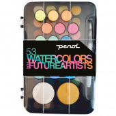 Penol Future Artists Akvarelmaling 53 farver