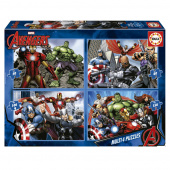 Educa: Avengers - Multi 4, 50-150 Brikker Educa: Avengers - Multi 4, 50-150 Brikker