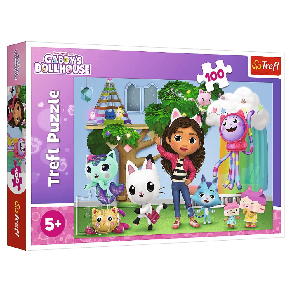 Trefl Gabby's Dollhouse 100 Brikker