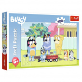 Trefl: Bluey's happy world 100 Brikker Trefl: Bluey's happy world 100 Brikker