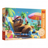 Trefl Relax in Capybara Style 100 Brikker Trefl Relax in Capybara Style 100 Brikker