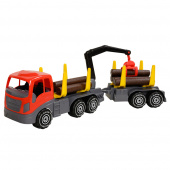 Plasto Trælastbil med trailer Plasto Trælastbil med trailer