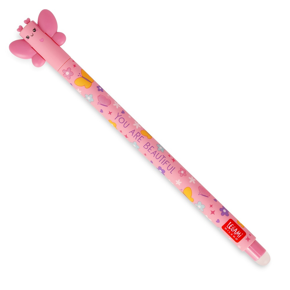 Gel pen with erasable tip - Butterfly