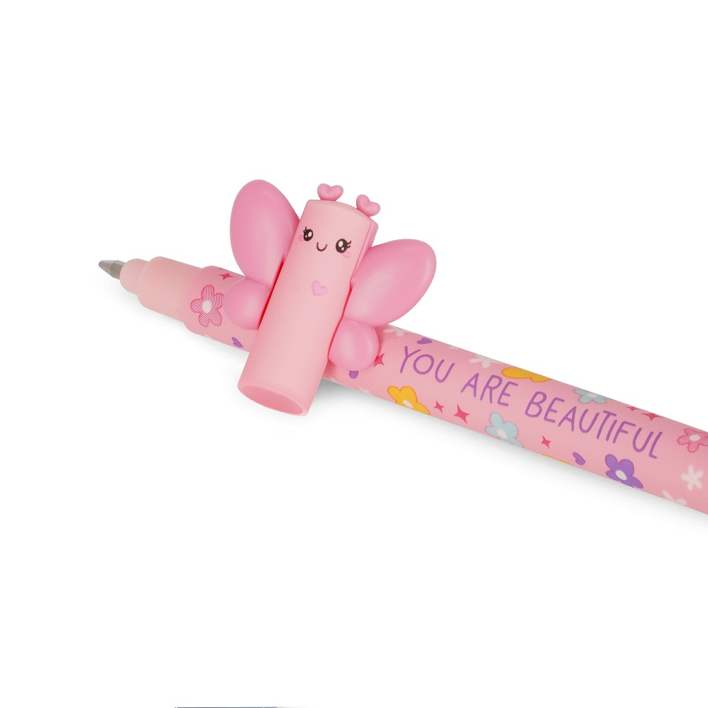 Gel pen with erasable tip - Butterfly